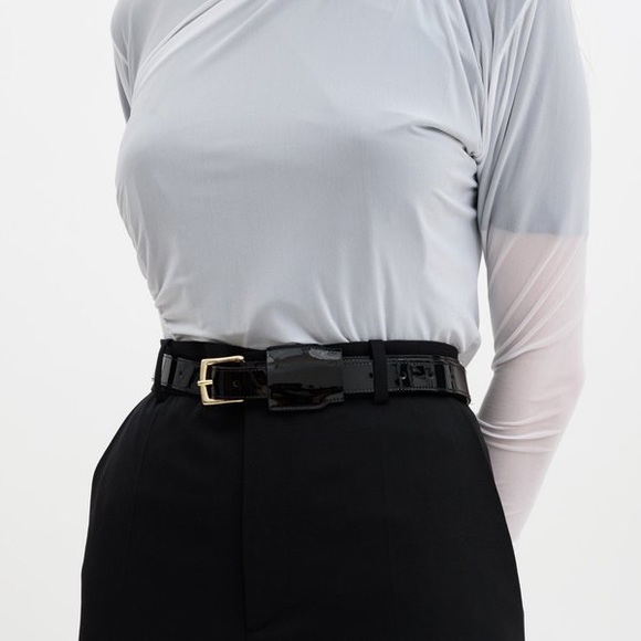 Y/PROJECT Patent Leather Belt